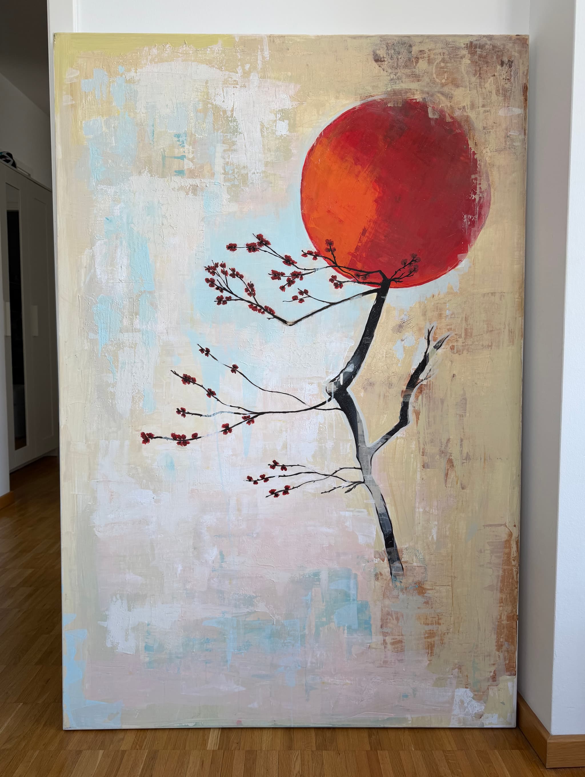 Red Sun, Bare Branch — a study in stillness